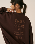 Moletom True Living Cocoa