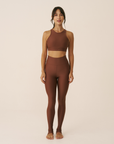 Calça Legging Slim Contour Cocoa
