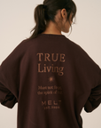 Moletom True Living Cocoa