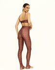 Calça Legging Slim Brisa Marrom