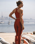 Calça Legging High Terracotta