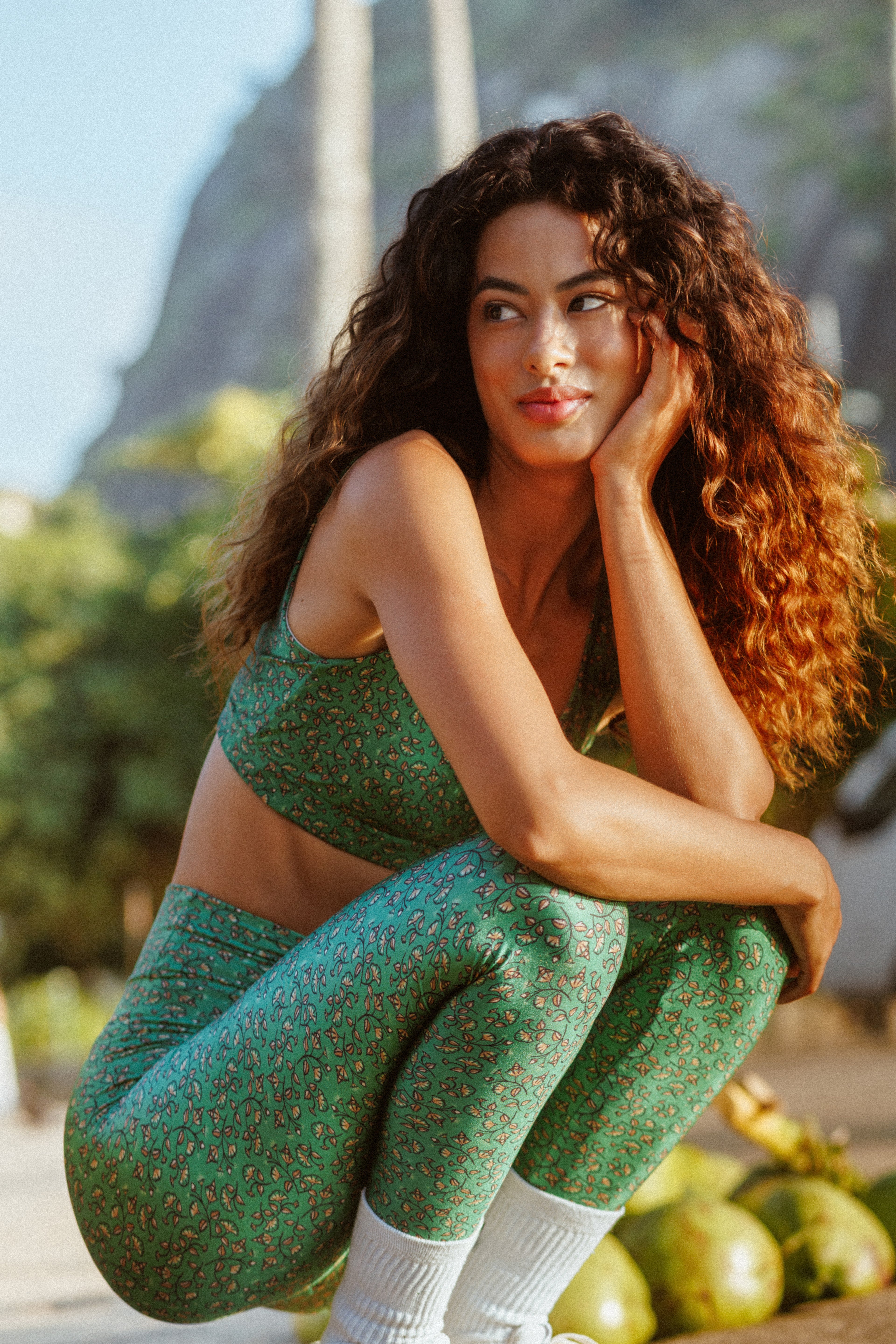 Calça Legging High Garden Green