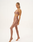 Calça Legging Slim Caramel Latte