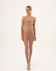 Calça Legging High Caramel Latte