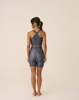 Shorts Slim Blue Galaxy