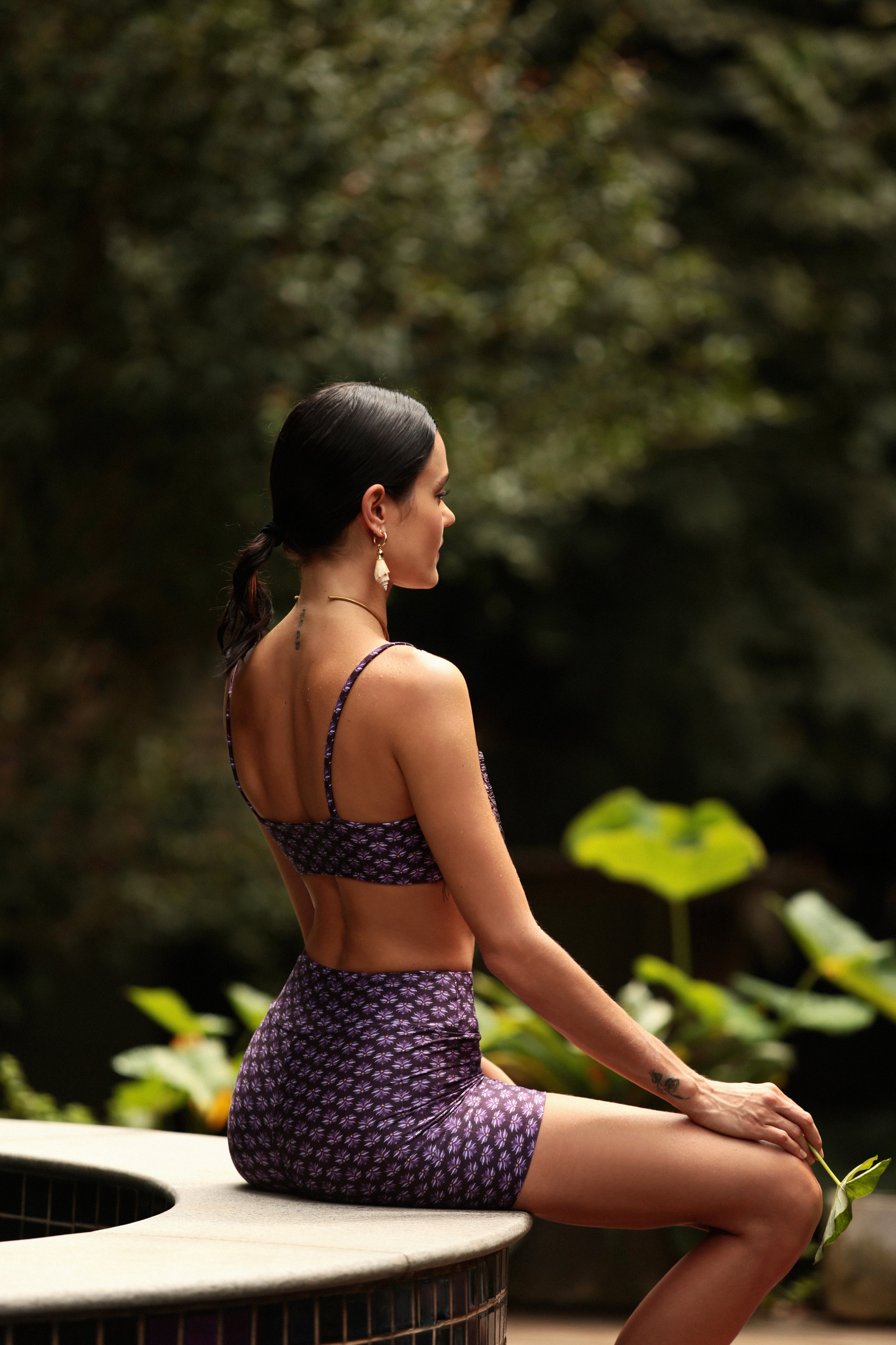 Shorts Slim Lilac