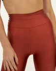 Calça Legging Slim Terracotta