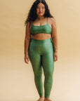 Calça Legging Slim Garden Green