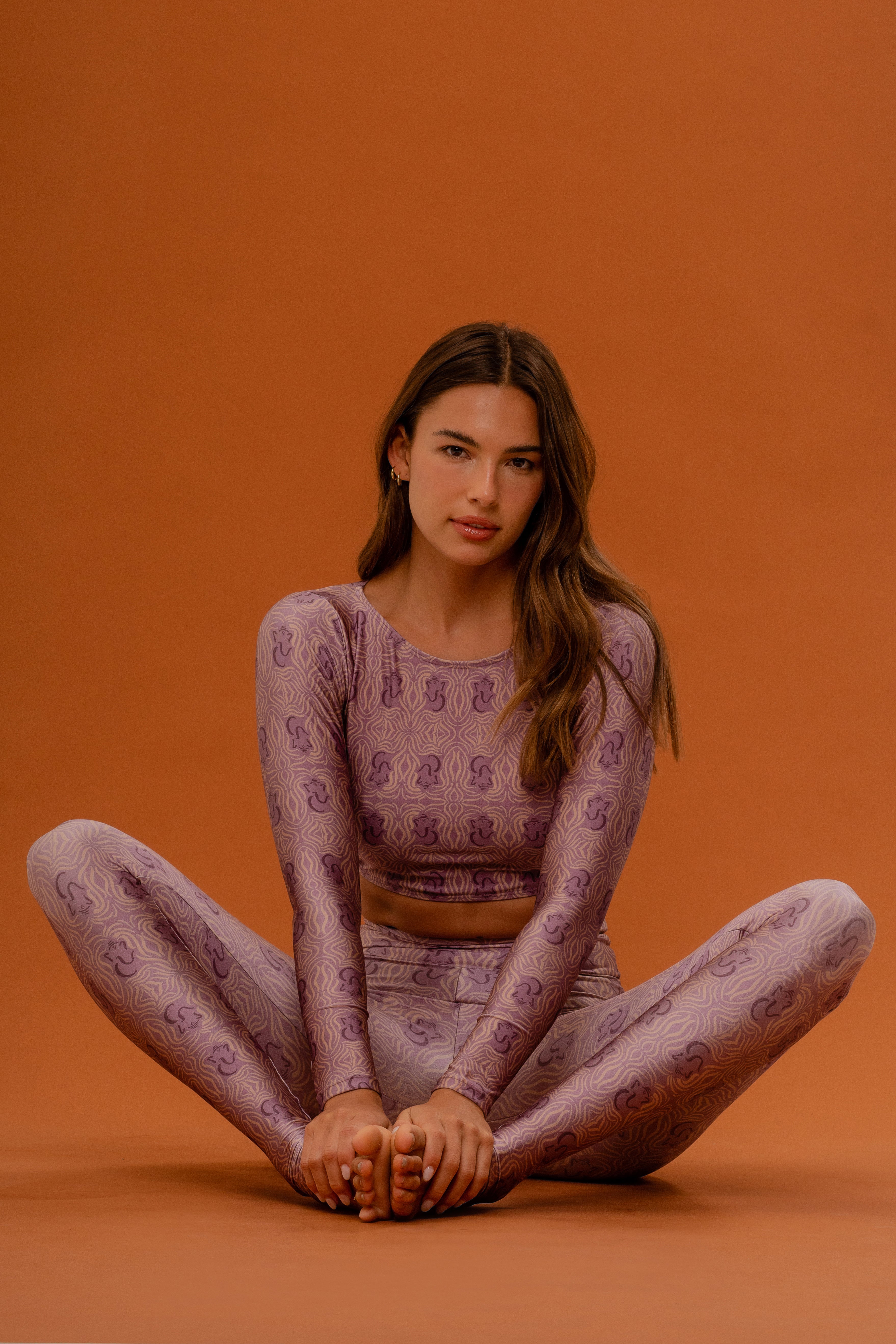Calça Legging estampada Slim Ganesha
