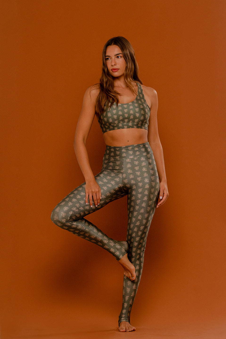 Top Nadador Yogini Verde