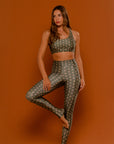 Top Nadador Yogini Verde