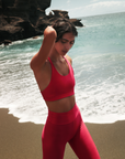 Calça Legging Slim Vermelha
