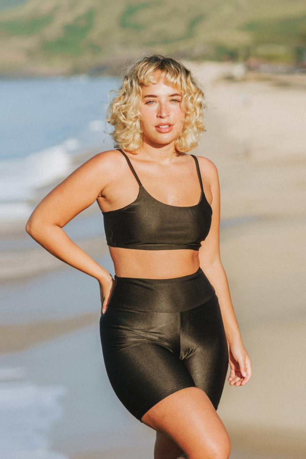 Shorts Slim Black – look 4