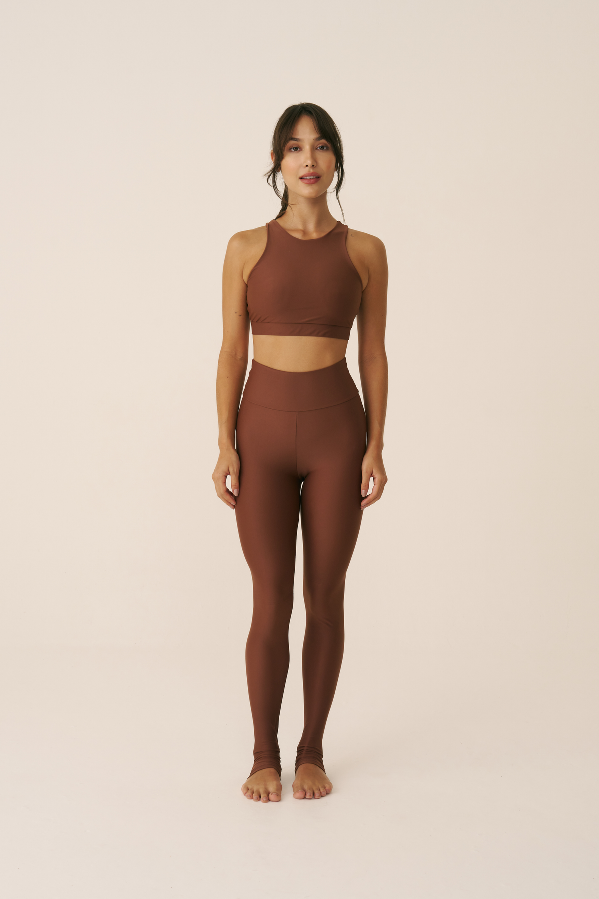Calça Legging Slim Contour Cocoa