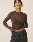 Blusa Tulle Winter Flame