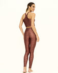 Calça Legging High Brisa Marrom