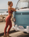 Calça Legging High Clay Garden