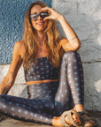 Calça Legging High Blue Bud
