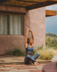 Calça Legging High Trikonasana Blue