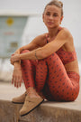 Calça Legging Slim Clay Garden
