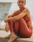 Calça Legging Slim Clay Garden