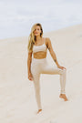 Calça Legging High Ivory