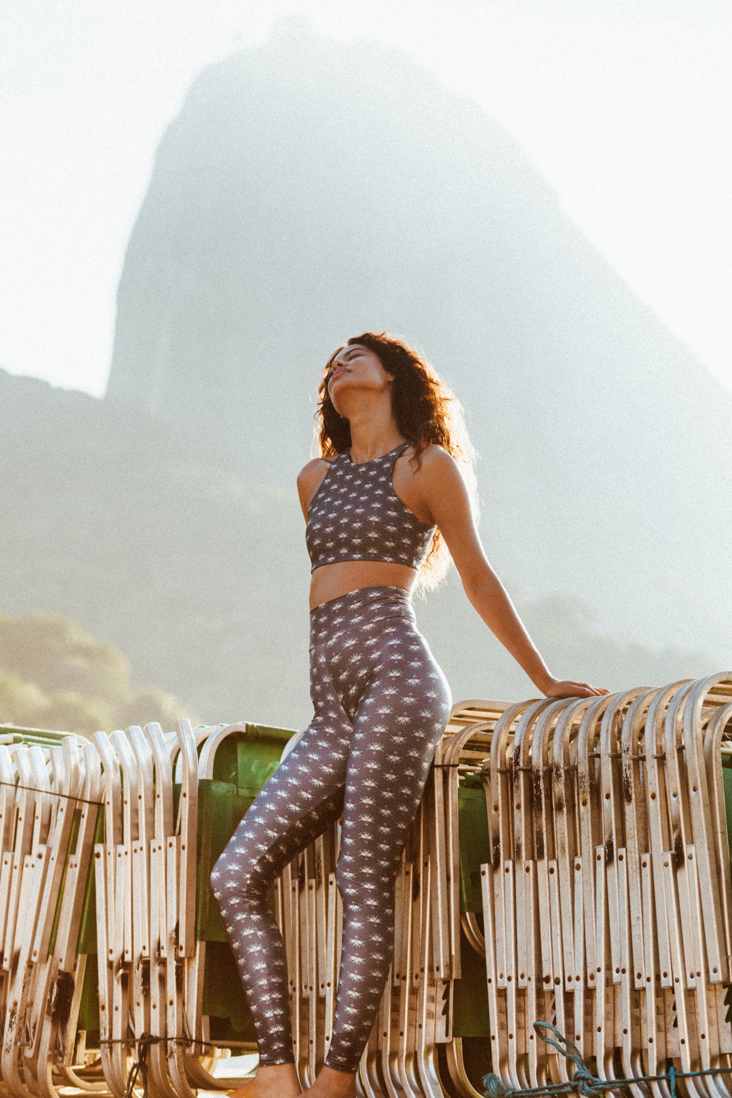 Calça Legging High Plume