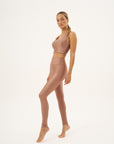Calça Legging High Caramel Latte