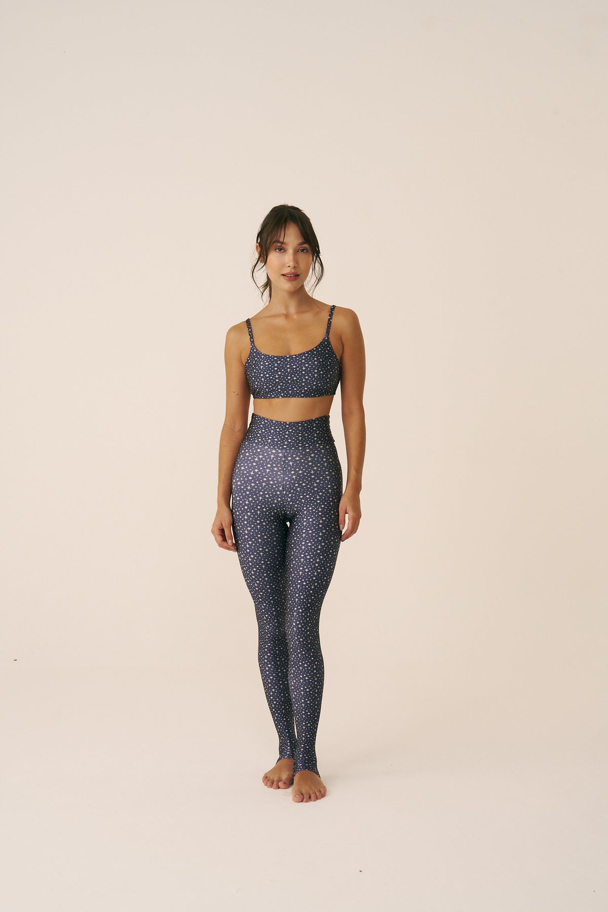 Calça Legging Slim Blue Galaxy