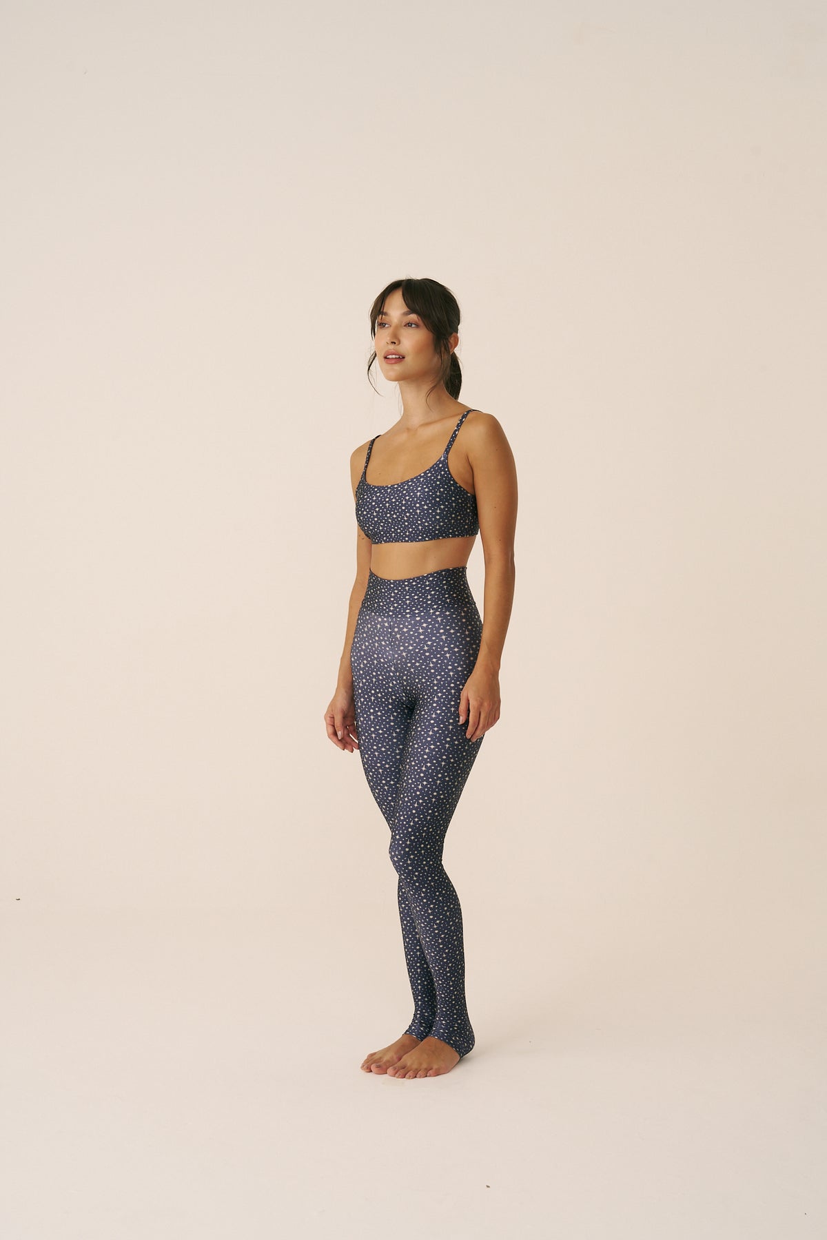 Calça Legging Slim Blue Galaxy