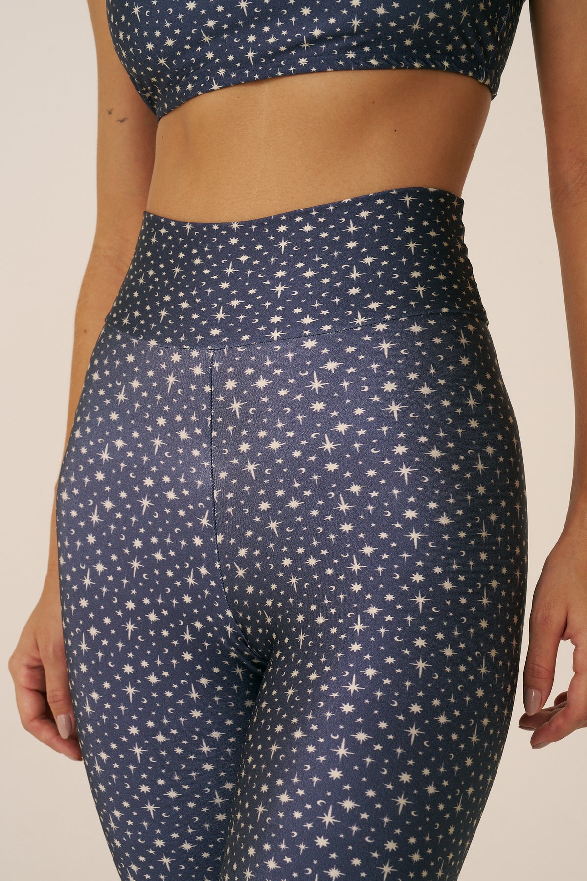 Calça Legging Slim Blue Galaxy