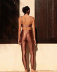 Calça Legging High Caramel Latte