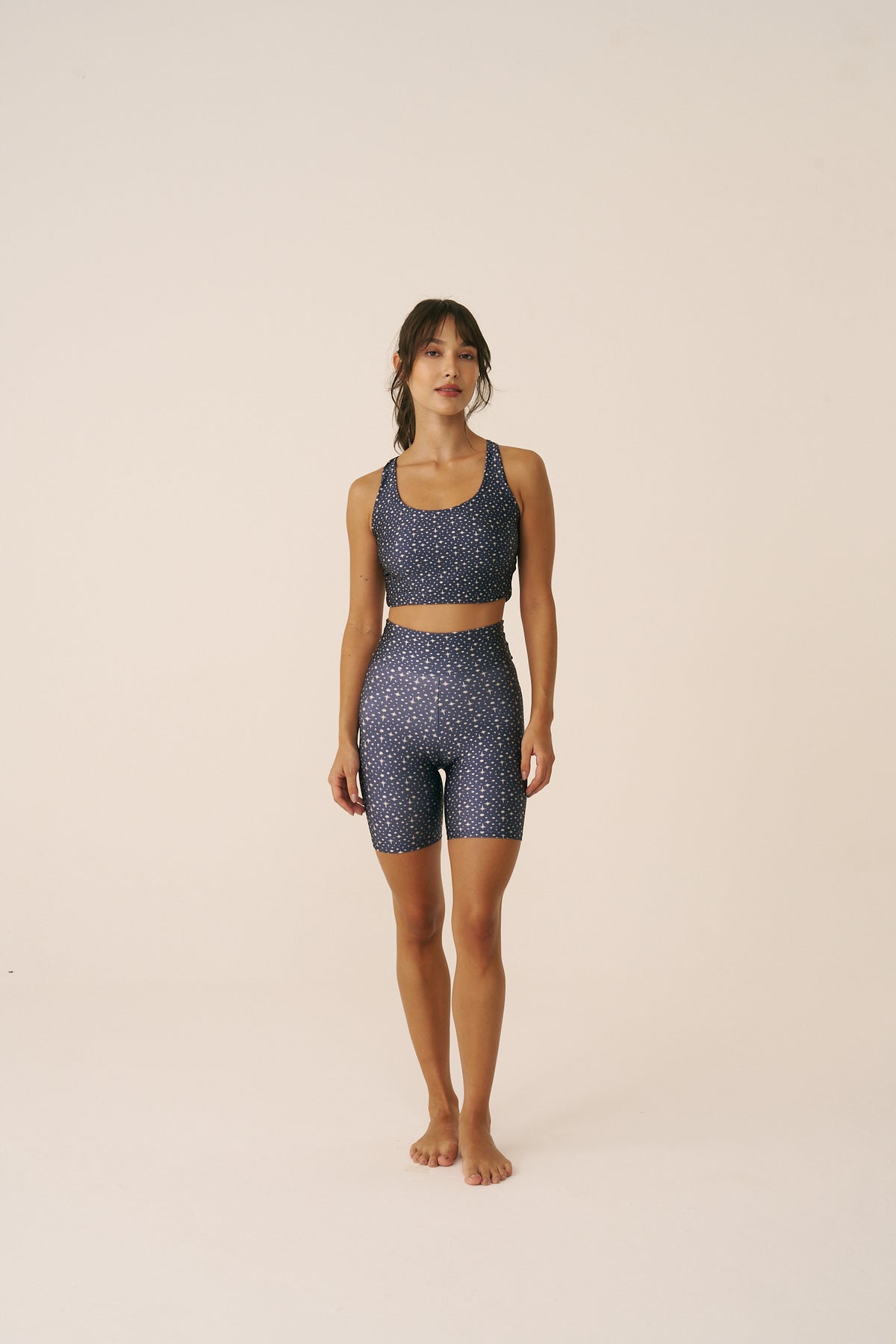 Shorts Slim Blue Galaxy