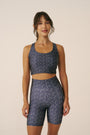 Shorts Slim Blue Galaxy