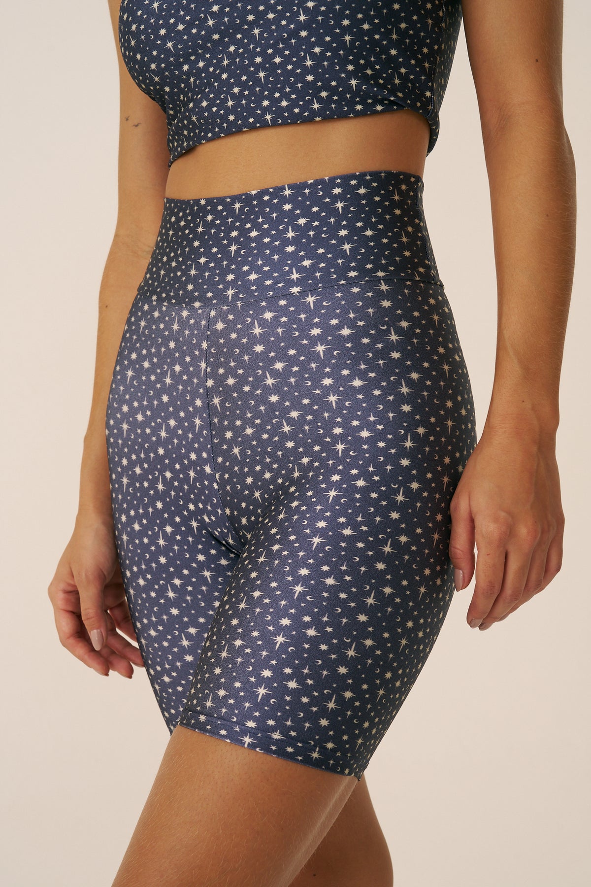 Shorts Slim Blue Galaxy