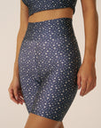 Shorts Slim Blue Galaxy