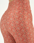 Calça Legging High Scarlet Flower