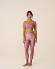 Calça Legging estampada Slim Surya Rosé