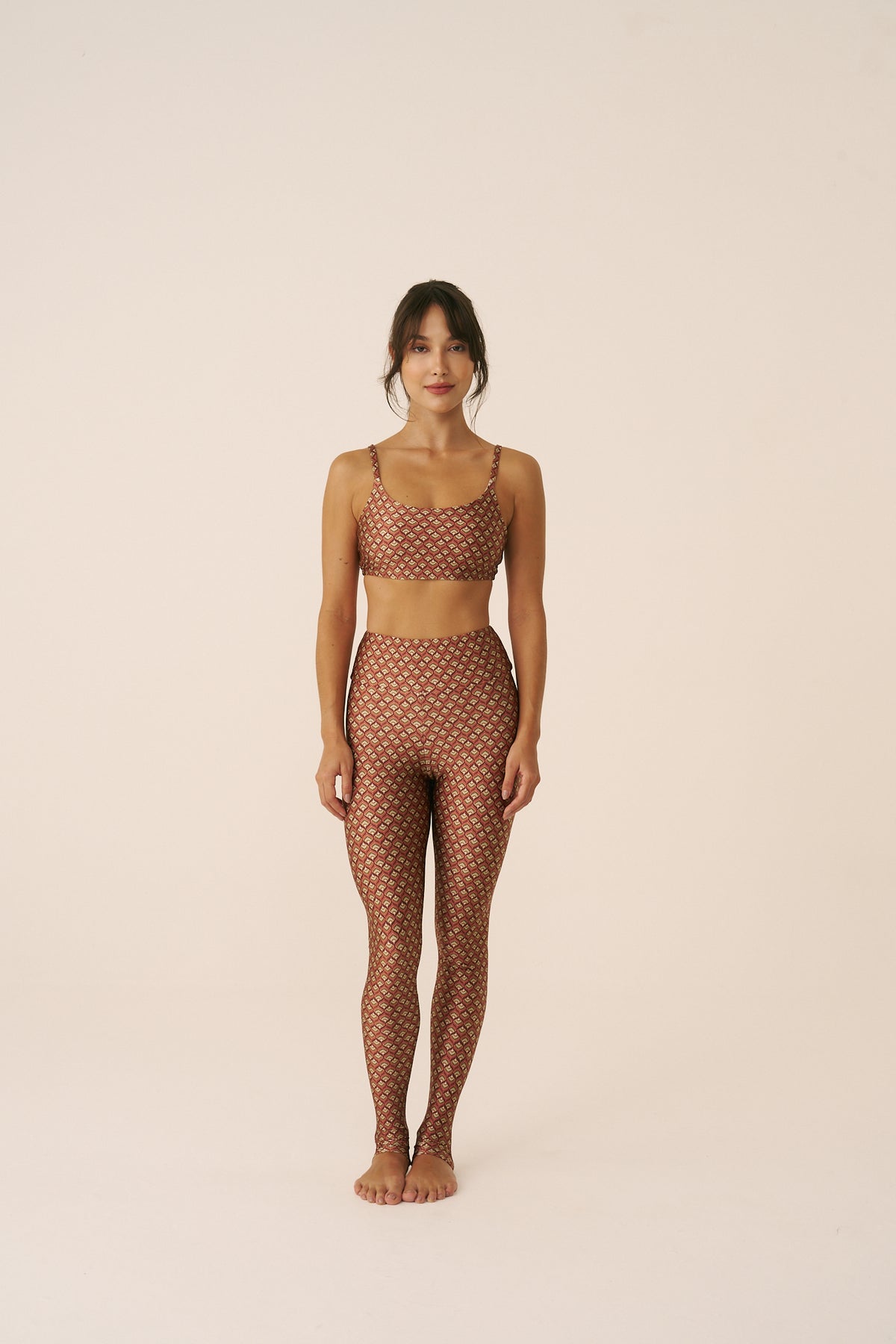 Calça Legging estampada High Aura