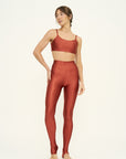 Calça Legging Slim Terracotta