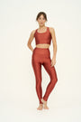 Calça Legging High Terracotta