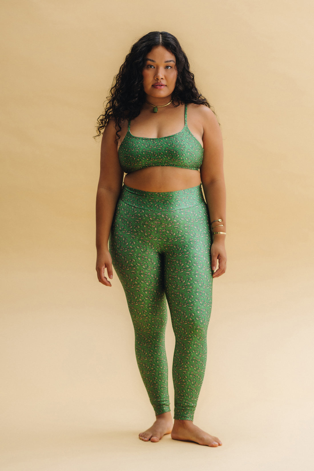 Calça Legging Slim Garden Green