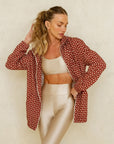 Jaqueta Windbreaker Floral Búzios