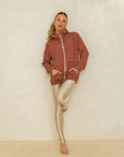 Jaqueta Windbreaker Floral Búzios