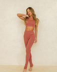 Calça Legging Seamless Pale Pink