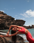Calça Legging High Vermelha