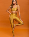 Calça Legging Slim Girafa Gold